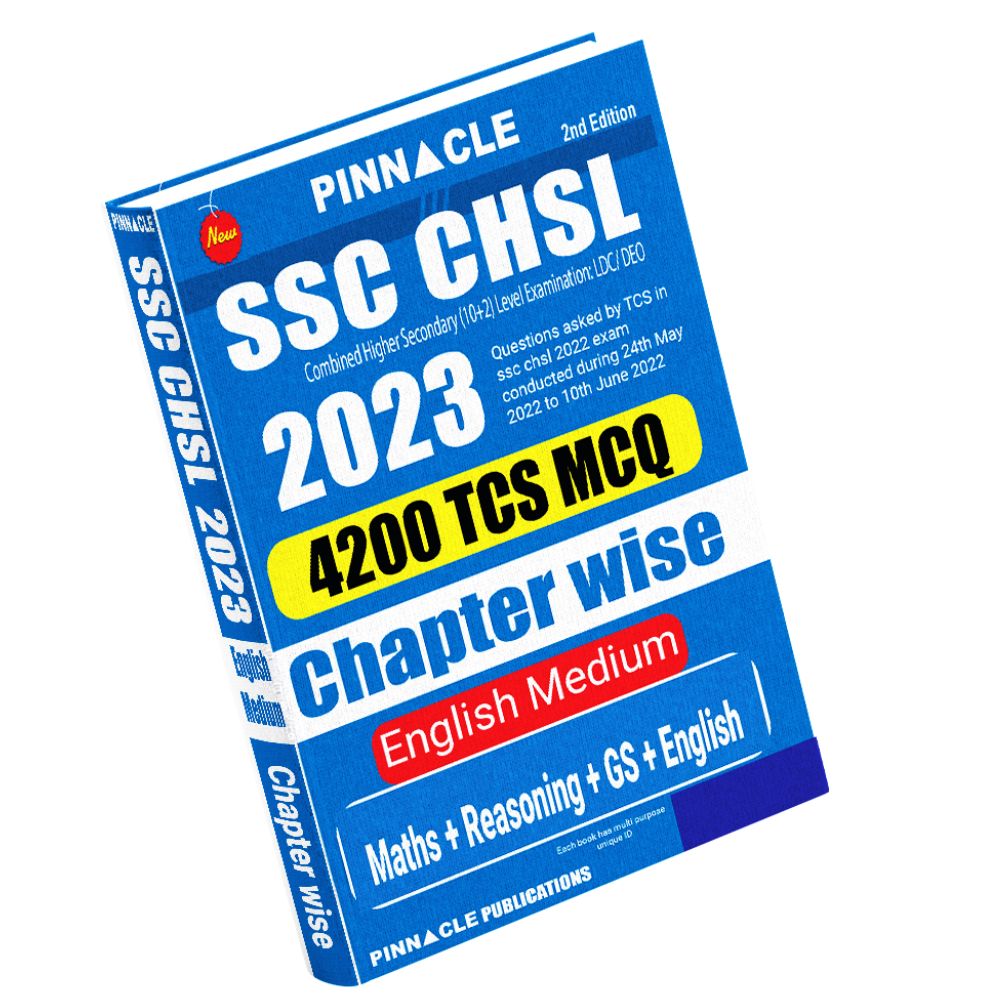 SSC CHSL (10+2) 2023 exam: Chapter-wise English medium book I Latest TCS questions 